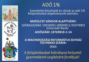 1% felajánlás
