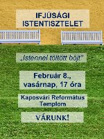 Ifjúsági istentisztelet